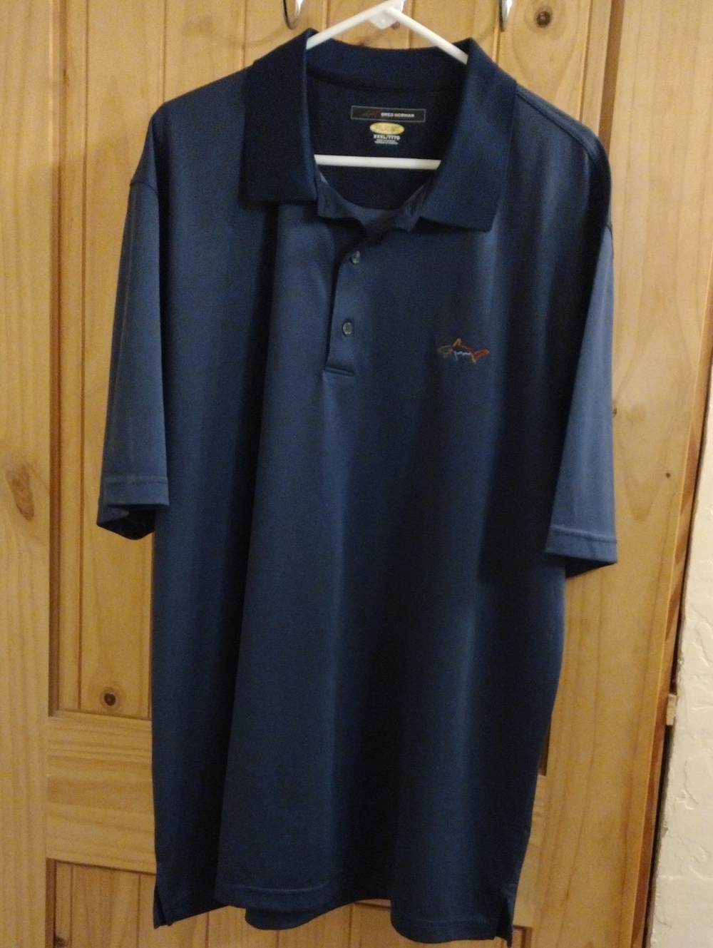 Pro Player Men's Dark Blue Polo with Subtle Logo